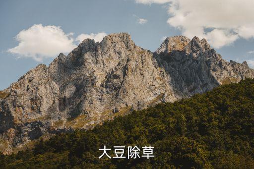 大豆除草