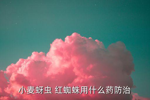 治紅蜘蛛最有效的農藥,紅蜘蛛病用什么農藥
