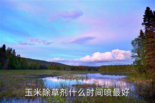 打農(nóng)藥打草什么時(shí)間最佳,打草用什么農(nóng)藥