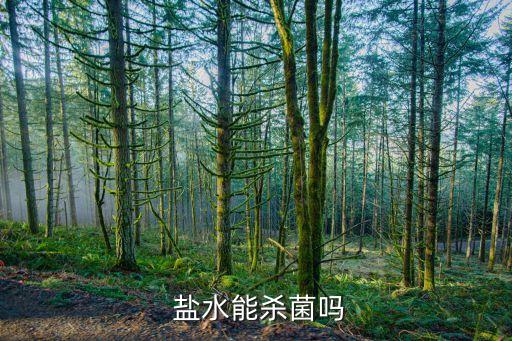  鹽水能殺菌嗎