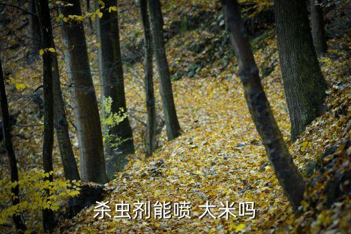 大米需要打農(nóng)藥嗎,大米打農(nóng)藥有什么