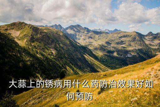 什么農藥可以讓大蒜枯死,現在大蒜打什么農藥好