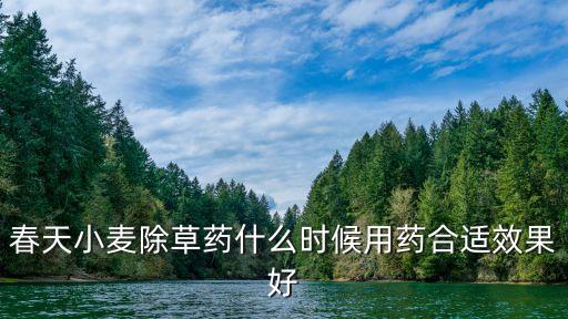 什么時候打農藥效果最好,春季什么時候打農藥好