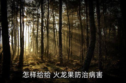 火龍果冬天打什么農藥,什么農藥可以殺死火龍果