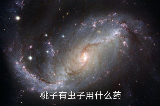  桃子有蟲子用什么藥