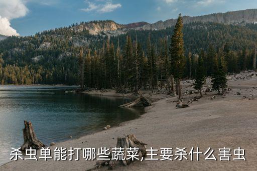 殺蟲單能打哪些蔬菜,主要殺什么害蟲