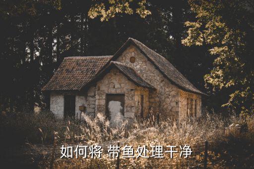 如何將 帶魚處理干凈
