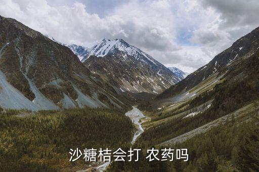 沙糖桔會打 農藥嗎