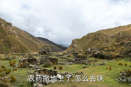  農藥撒地上了,怎么去味