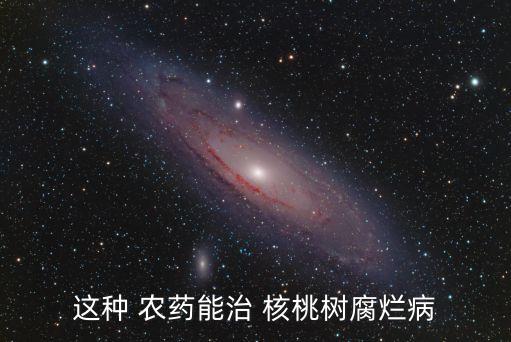 這種 農(nóng)藥能治 核桃樹腐爛病