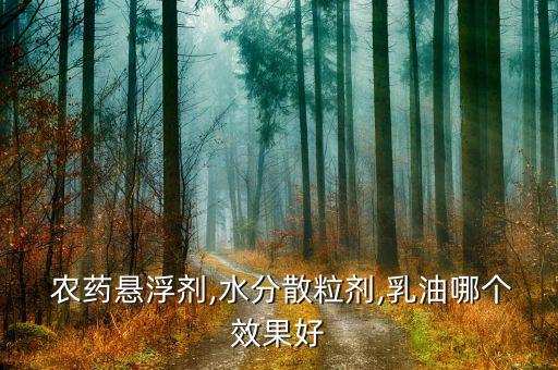 fs是什么農藥劑型,wdg是什么農藥劑型