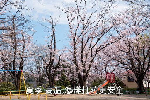 夏季 高溫,怎樣打藥更安全