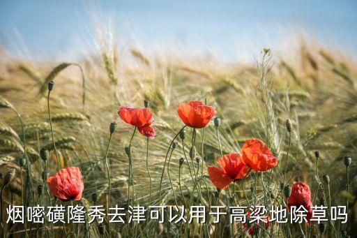 打高粱用什么農藥,高粱農藥有什么品種