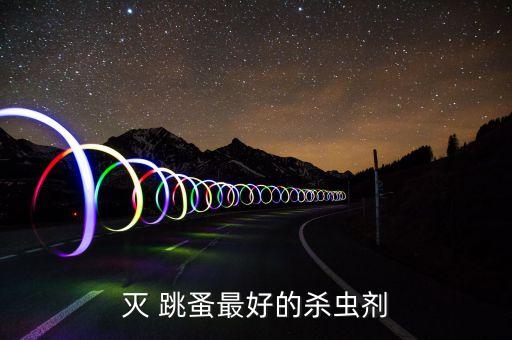 滅 跳蚤最好的殺蟲劑