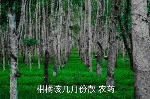 柑橘打什么農藥使果皮光亮,柑橘什么時候打農藥好些