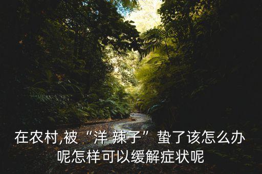 3911農(nóng)藥主要治什么,什么農(nóng)藥能治洋辣子