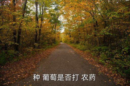 種 葡萄是否打 農藥