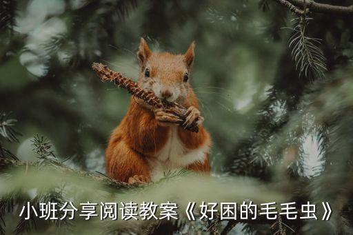 小班分享閱讀教案《好困的毛毛蟲》