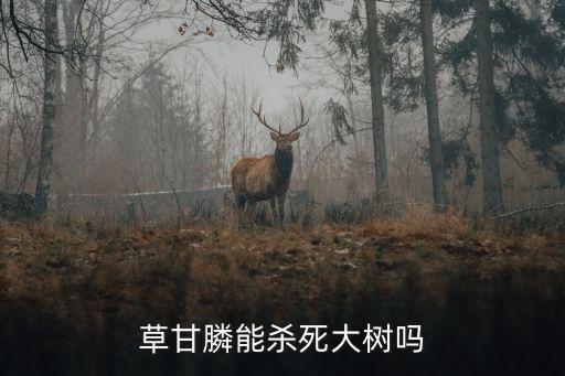 草甘膦能殺死大樹嗎
