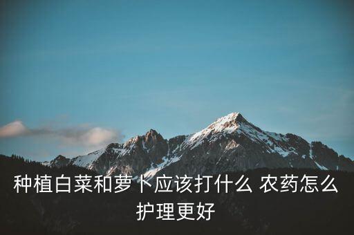 菜根發(fā)霉用什么農(nóng)藥