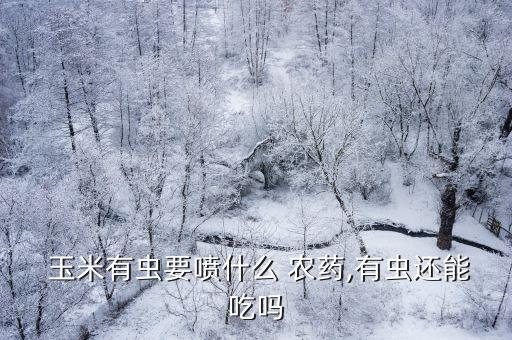 玉米適合噴什么農(nóng)藥水,玉米后期用什么農(nóng)藥
