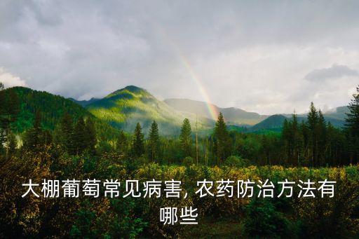 果多鮮農藥治什么病