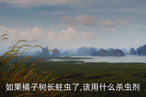 如果橘子樹(shù)長(zhǎng)蛀蟲(chóng)了,該用什么殺蟲(chóng)劑