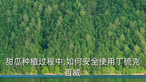 香瓜什么成分的農藥不能用