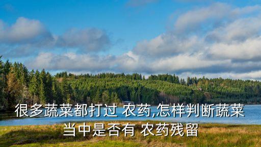 種菜為什么要噴農藥,種菜一定要噴農藥嗎