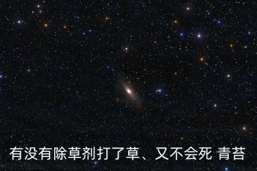 有沒(méi)有除草劑打了草、又不會(huì)死 青苔