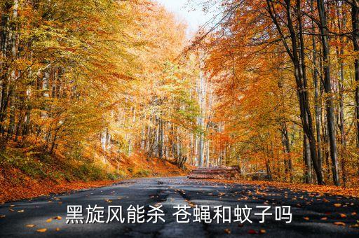 黑旋風能殺 蒼蠅和蚊子嗎