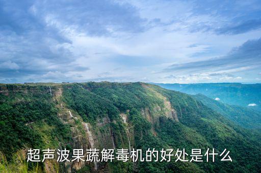超聲波果蔬解毒機的好處是什么