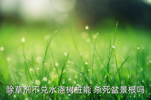 殺死構(gòu)樹的最好最快的農(nóng)藥,構(gòu)樹用什么農(nóng)藥能殺死