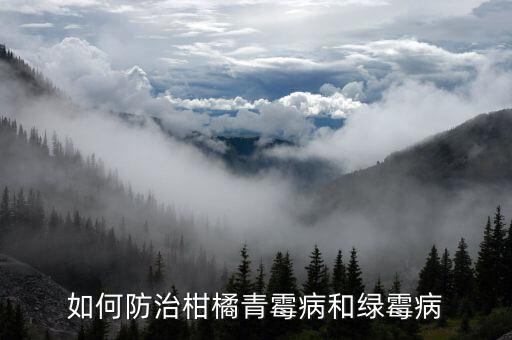如何防治柑橘青霉病和綠霉病