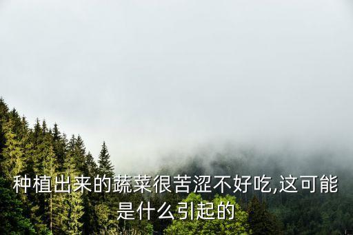 種植出來的蔬菜很苦澀不好吃,這可能是什么引起的