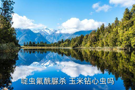 玉米注心蟲用什么農藥