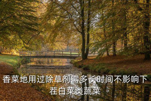 香菜地用過除草劑需多長時間不影響下茬白菜類蔬菜