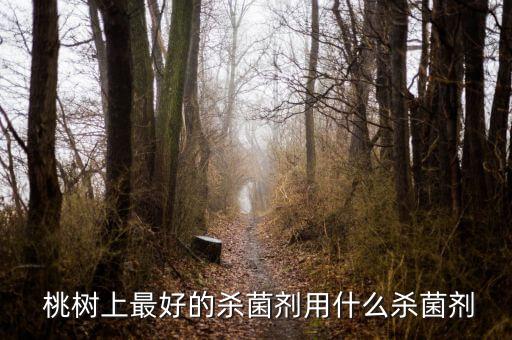 桃樹流膠病打什么農藥