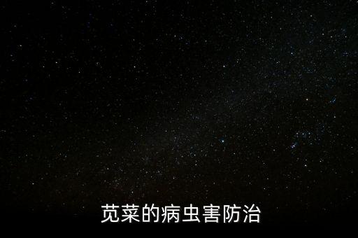  莧菜的病蟲害防治