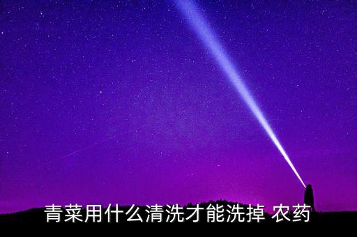 青菜用什么清洗才能洗掉 農藥