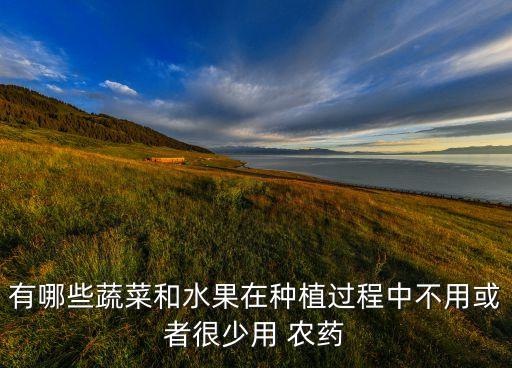 有哪些蔬菜和水果在種植過程中不用或者很少用 農(nóng)藥