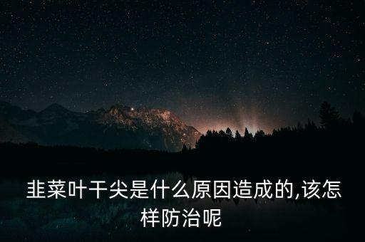 韭菜天氣熱打什么農藥