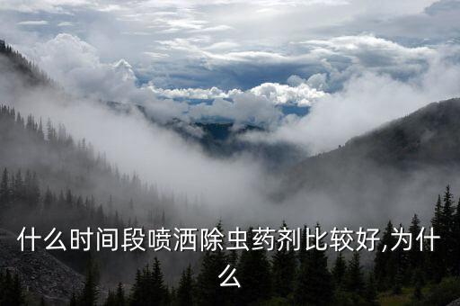 農藥什么時候噴最合適,白菜噴農藥什么時候可以吃