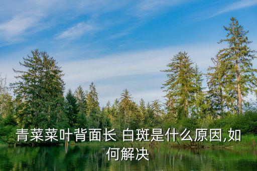 什么農藥治蔬菜白斑病,蔬菜治蟲用什么農藥好