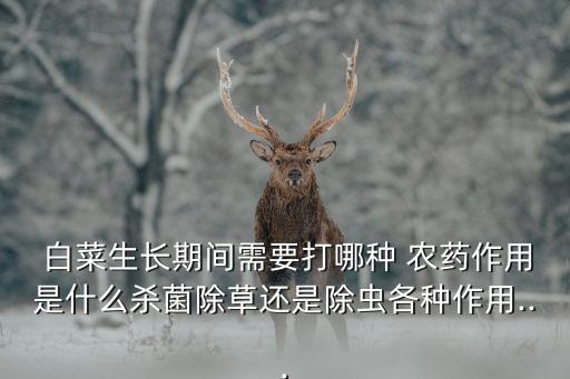  白菜生長期間需要打哪種 農藥作用是什么殺菌除草還是除蟲各種作用...