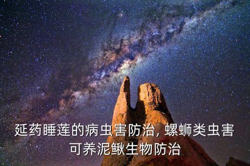 延藥睡蓮的病蟲害防治, 螺螄類蟲害可養泥鰍生物防治