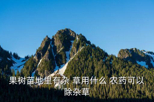 水田里的青皮草用什么農(nóng)藥