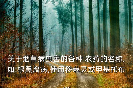 種煙噴什么農藥最好,用什么農藥噴毛毛蟲最有效