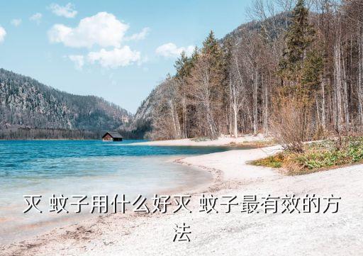 滅 蚊子用什么好滅 蚊子最有效的方法