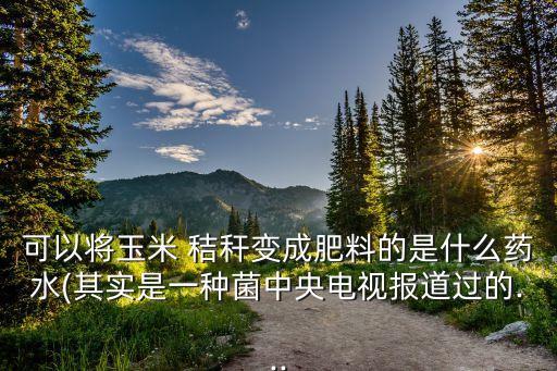 什么農(nóng)藥能使小麥秸稈粗壯